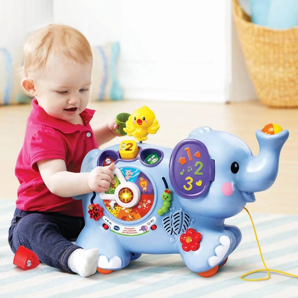 VTech TROMPETTE MON ÉLÉPHANT DES DÉCOUVERTES 3 VTech TROMPETTE MON ÉLÉPHANT DES DÉCOUVERTES – Image 2