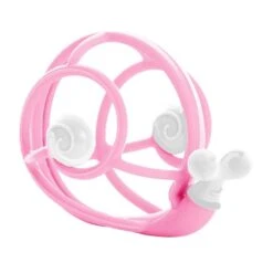 LÉO L'ESCARGOT - ROSE -JOUET DE DENTITION