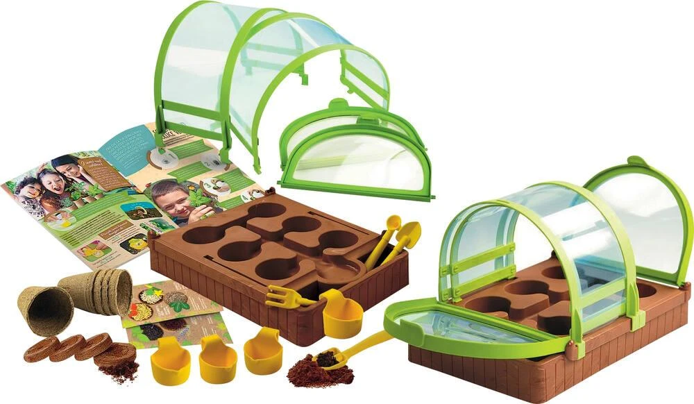 Clementoni MON JARDIN SOUS SERRE EN PLASTIQUE RECYCLÉ ET RECYCLABLE 3 Clementoni MON JARDIN SOUS SERRE EN PLASTIQUE RECYCLÉ ET RECYCLABLE