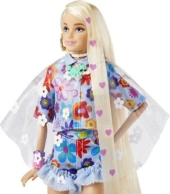 MATTEL POUPEE BARBIE EXTRA ROBE FLEURIE -Jouet Soldes 2c3b551c1845fdb1ba18d3ca7bd42eb5dde8a366 41004121 04