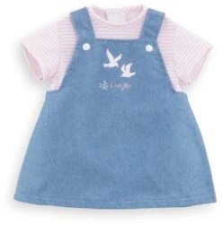 BB30 ROBE MARINIERE ROSE BORDS DE LOIRE -COROLLE VETEMENTS