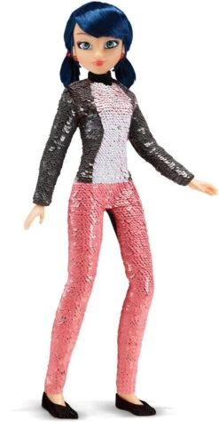 Bandai POUPÉE A SEQUINS MIRACULOUS - MARINETTE 26 CM -Jouet Soldes 587da3ec4da6d200d67bed1c248a97f0c35bff24 41010372 05