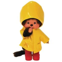Bandai PELUCHE MONCHHICHI CIRÉ ICONIQUE JAUNE