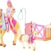 MATTEL POUPEE BARBIE TOILETTAGE DES CHEVAUX 2 MATTEL POUPEE BARBIE TOILETTAGE DES CHEVAUX -Jouet Soldes 6136528a1013bf24be71e8d13e330d119ae42b52 10083007