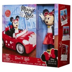 JAKKS PACIFIC POUPEE MINNIE DRIVE N' STYLE : MINNIE ET SON COUPE CABRIOLET -Jouet Soldes 93d644d2d00658d93dc5048df72e2e62778450c6 10022346 06