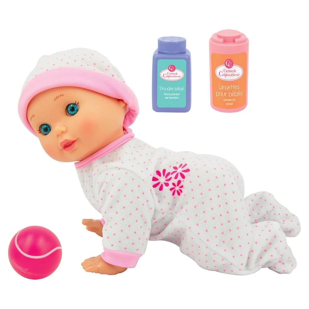 CERISE & CAPUCINE POUPON BEBE MARCHE A 4 PATTES 3 CERISE & CAPUCINE POUPON BEBE MARCHE A 4 PATTES