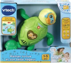 VTech MAMAN TORTUE ET SON BÉBÉ NAGEUR -Jouet Soldes d63f4389e579f0a0a60760eb8fdec3829dd87ef3 41002995 03