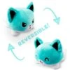 PELUCHE FOX RENARD MIGNON HUMEUR REVERSIBLE DOUBLE FACE -BLEU ET BLANC -Jouet Soldes e5efb808b60fdc089e5f259da012daf05cd8e116 08027937