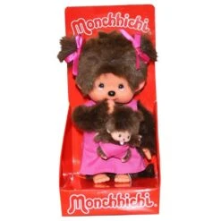 Bandai PELUCHE MONCHHICHI MAMAN ET SON BEBE 20 CM -Jouet Soldes f2f763242a77afc808db26e1da9a8dc1783017fa 08021936 03